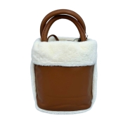 Сумка меховая Ugg Chestnut/Natural